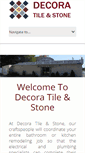 Mobile Screenshot of decoratileandstone.com